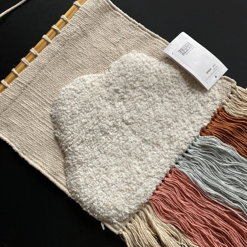 H&M Cloud Tassles Wall Hanging Macrame Decor